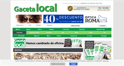 Desktop Screenshot of gacetaslocales.com